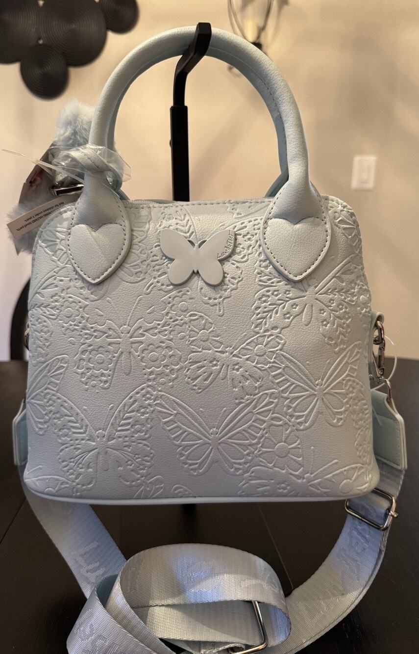Luv Betsey By Betsey Johnson butterfly Embossed Satchel Handbag